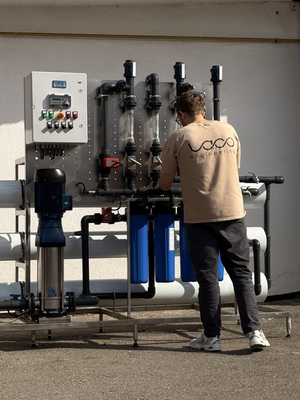 Обратный осмос АКВАПЛЕКС 7-8040 для пивоварни — водоподготовка для пива