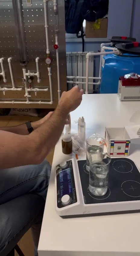 Тестирование реагентов и фильтрующих материалов для очистки пластовой воды